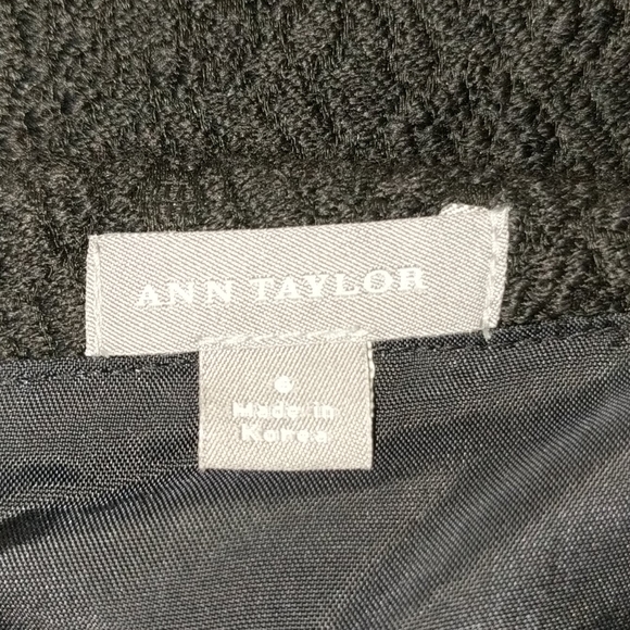 Ann Taylor Cocktail Dress Strapless Black Sz 6 - Picture 3 of 4
